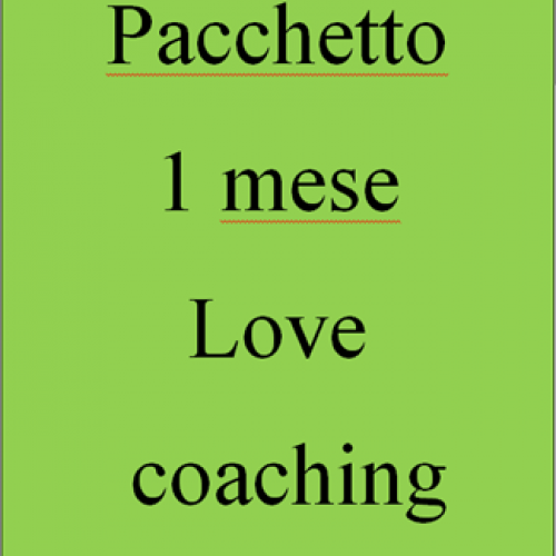 Pacchetto 1 mese love coaching