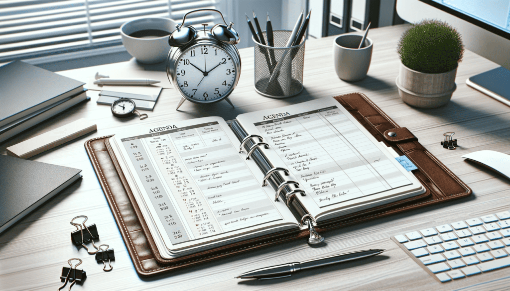 Organizzare l'agenda per una migliore gestione del tempo e della produttività